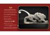 Genuine Steel 3D Stereo Metal Divine Beast Model Ornament