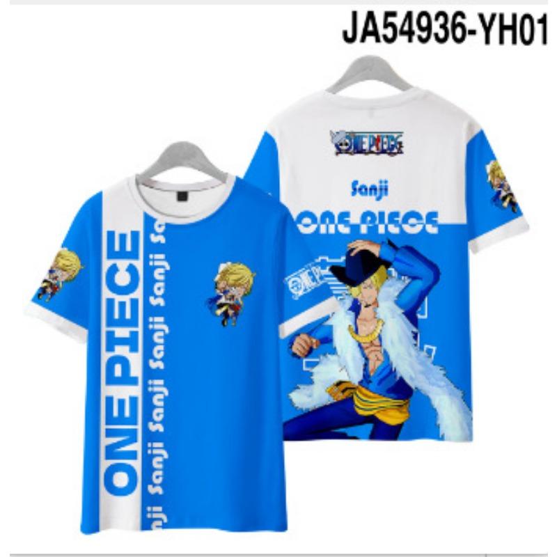 Men's Casual One Piece T-Shirt Sanji Raid Suit Jersey Boys Clothes Girls Short Sleeve Breathable Summer Fashion