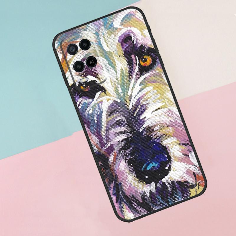 Irish Wolfhound Dog For Oppo A16 A76 A96 A15 A80 A60 A40 A94 A54 A98 A78 A18 A38 A58 A17 A77 A74 A57S Phone Case