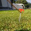 20 Pack 7inch Camping Stakes Tent Pegs Includes Hex Head Driver & Storage Box Metal Threaded Tent Spikes for Camping Grassland