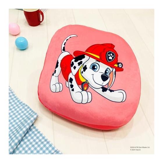 MORIPiLO Body Pillow Paw Patrol (Mochimochi Die-cut Cushion) Skin-friendly Fluffy Goods Stuffed Toy Nap Pillow Red 30x33x10cm Character Pillow