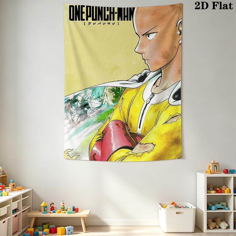 One-Punch Man Pattern Home Decor Tapestry, Wall Hanging, Decorative RV Wall Cloth.DGT0925501