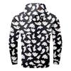 Halloween Print Men's Loose Hooded Sweatshirt