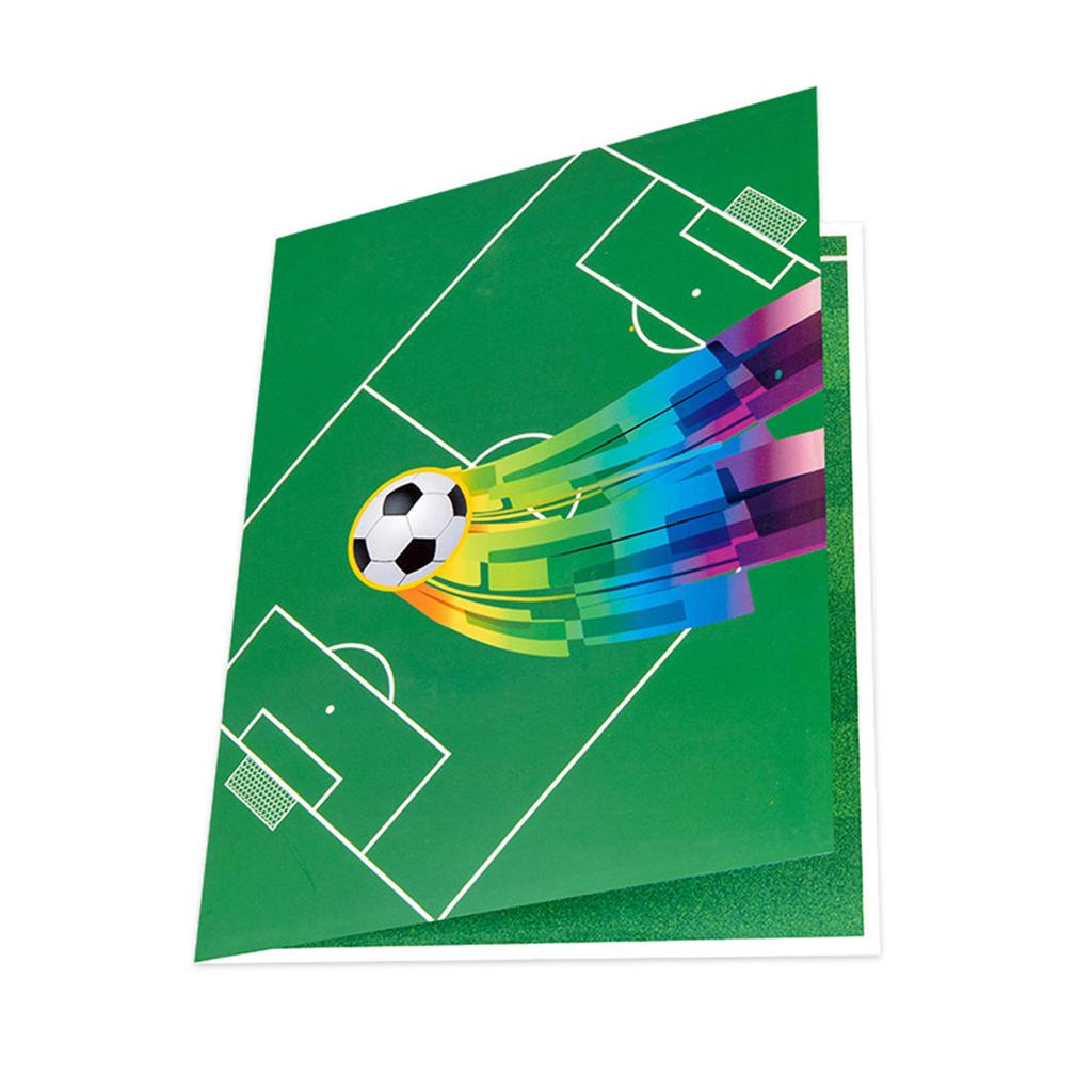 3D Pop Up Card Soccer Birthday Card Father's Day Pop Up Card 3D Pop Up Sports Greeting Card for Husband Friend Boyfriend