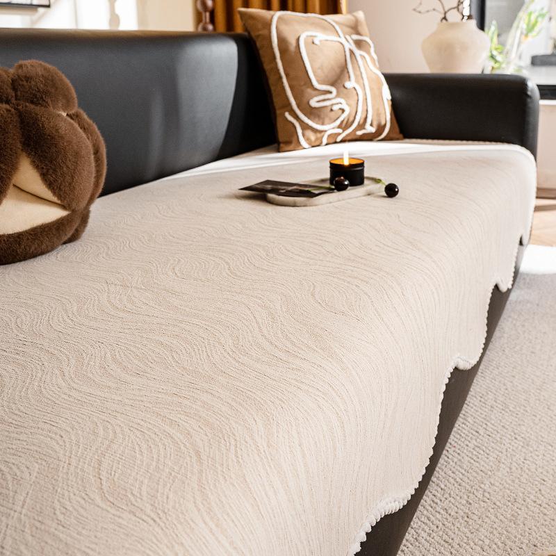 

New Special-Shaped Sofa Cushion One-Piece Straight Row Non-Slip Sofa Seat Cushion Four-Season Universal Sofa Cover Towel 70*70cm