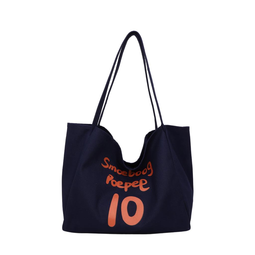 New Shoulder Bag Tote Bag Large Capacity Shopping Bag Lazy Style Letter Armpit Bag