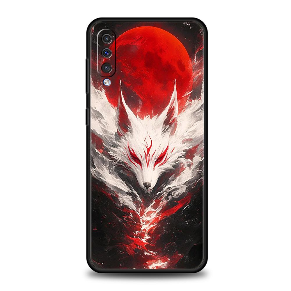 Phone Case for Samsung Galaxy A16/A34/A24/A22/A12/A54/A52/A02/A03/A06/A70/A50/A10/A20/5G Soft TPU Shell Cute Red Fox Capas Bags