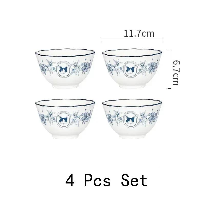 Malowany ręcznie talerz ceramiczny z kwiatami, lekki luksusowy talerz restauracyjny do steków, włoskich makaronów, wykwintne i pyszne dania, talerze jadalne