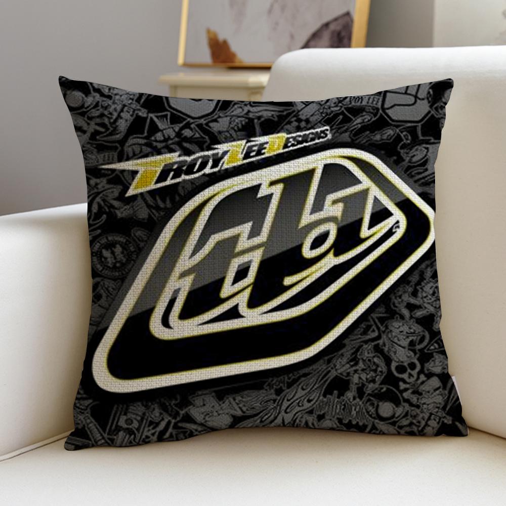 Bold TTroy LeeS Cushion Cover Breathable and skinfriendly linen pillowcase square removable and washable cushion