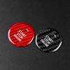 AIRSPEED Carbon Fiber Car Engine Start Stop Button Cover Center Console Push-Button Sticker Decal Interior Trim for Mazda 3 Axela 2020-2022, CX-30