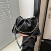Spring Fashion High-end Women's Bags New Trendy Chain Baguette Underarm Bag Versatile Shoulder Bag