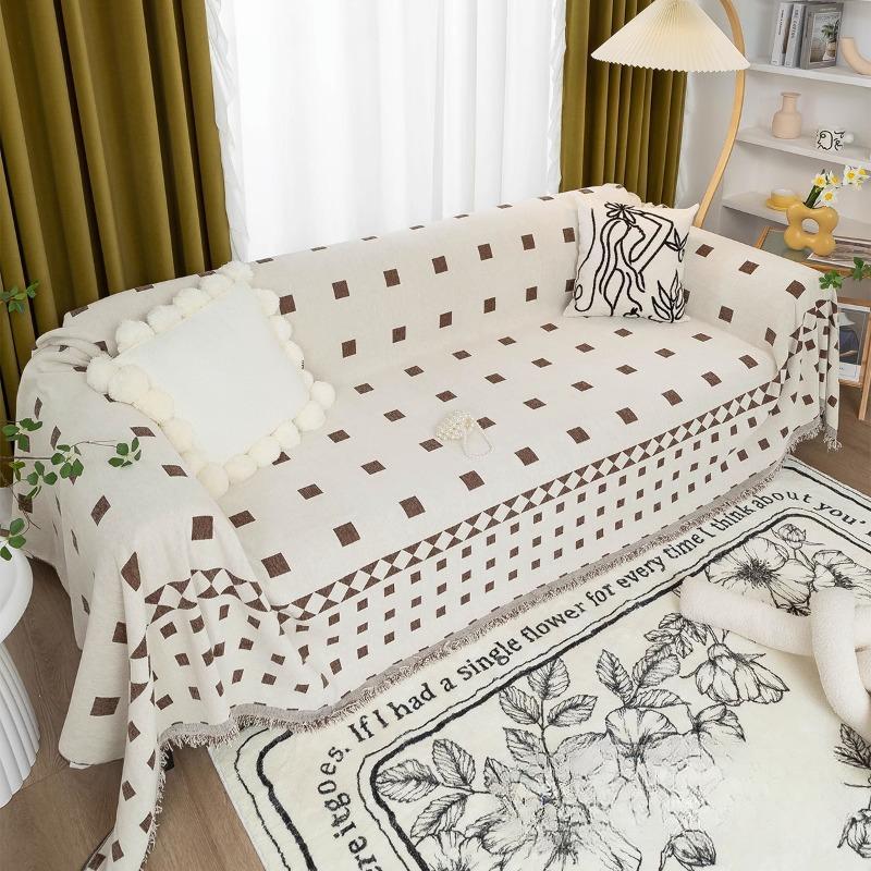 Chenille Sofa Cover Cloth, All-purpose, All-purpose, All-around Sofa Towel, New Three Seat, One Noble Consort Sofa Blanket