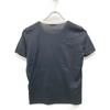 CELINE Black 2X872671Q.38AW Triomphe T-shirt tops XS Black WhiteUsed