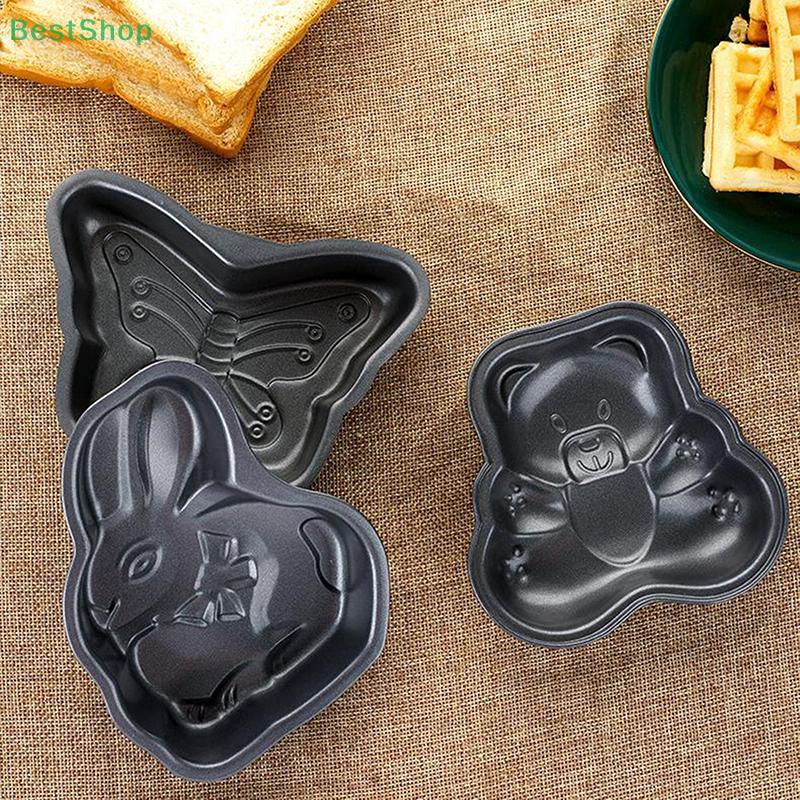 1 Piece Of Non Stick Carbon Steel Mold Baking Tray Heart-shaped Shell Butterfly And Other Pancake Cake Bread Baking Tools