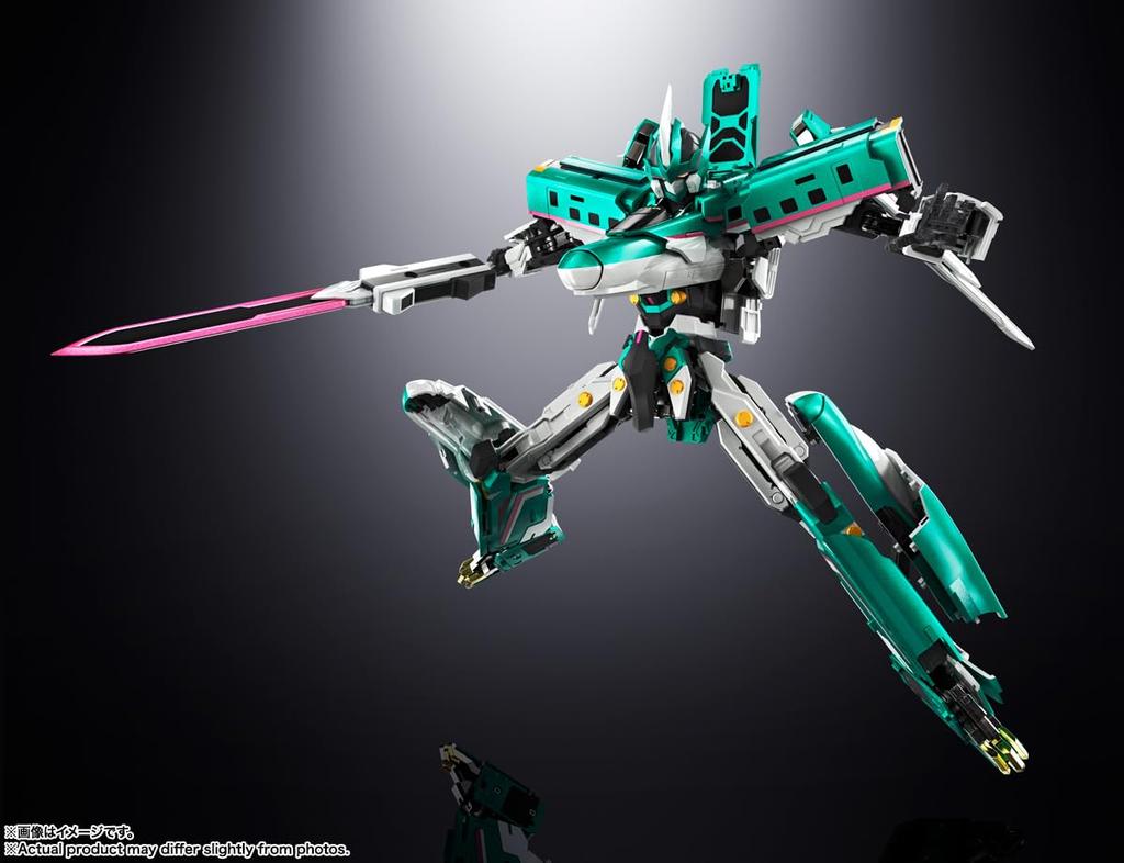 TAMASHII NATIONS Chogokin Damashii Shinkansen Henkei Robo Shinkalion E5 Hayabusa 260mm ABS Painted Movable Figure GX-115 Approx. & Die-cast