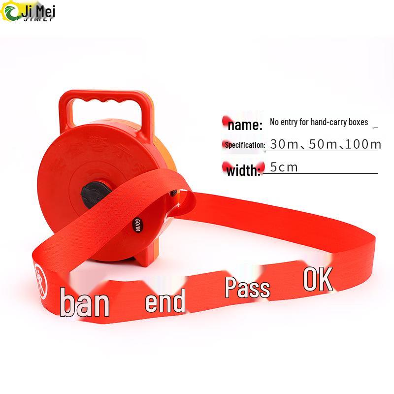Jimei Portable Ret retractable Safety Warning Barrier Tape