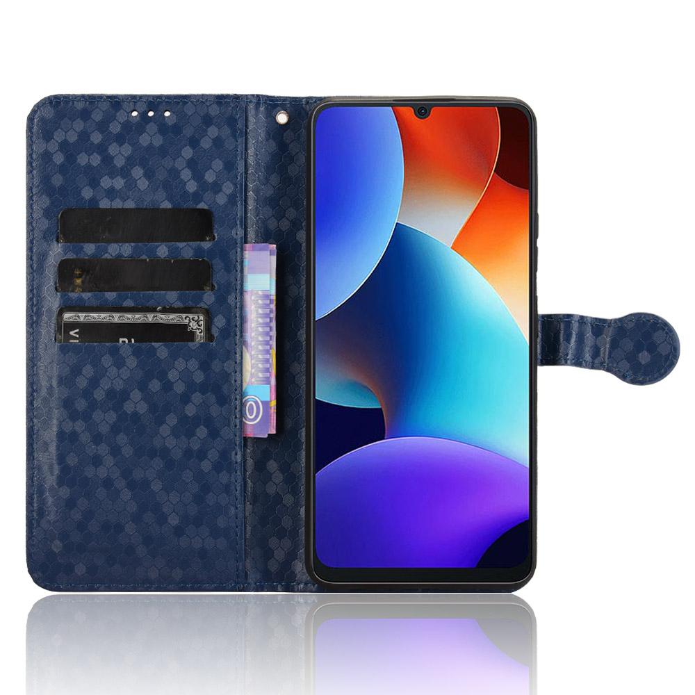 Pro Blackview Color 8/Oscal Modern 8 Stojánkové pouzdro Vzor teček Magnetické zapínání PU kůže Kryt na telefon