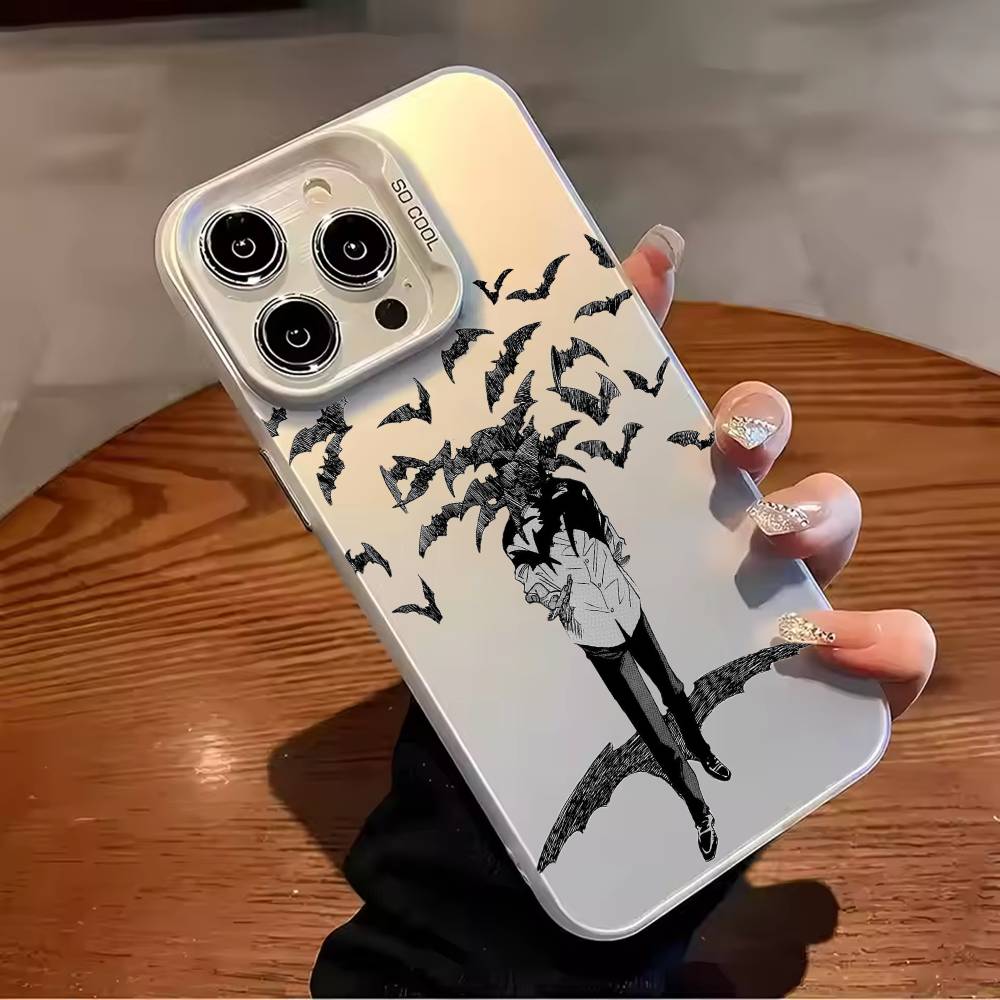 Comic B-Billy Bat Phone Case Color Silver Shell For IPhone 17 16 15 14 13 12 11 Pro Max Plus