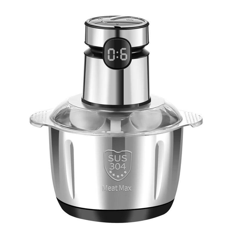 ZISIZ Touchscreen Stainless Steel Electric Meat Grinder