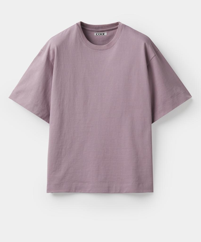 Kueo Oversized Boxy T-Shirt (Baby Purple)