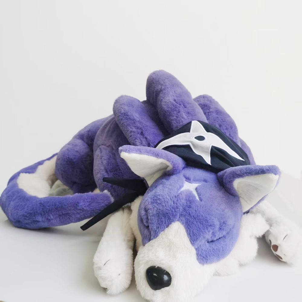 Favorite Toy Unisex Jumbo Monster Hunter Yama-Inu Plush Toy Wolf Companion Kalku Plushies Large Hug Pillow Cartoon Character Dog Stuffed Toy