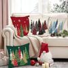 2Pcs 45x45cm Christmas Tree Cushion Cover Luxury Pillow Shell Dacron Throw Pillow Case  Children