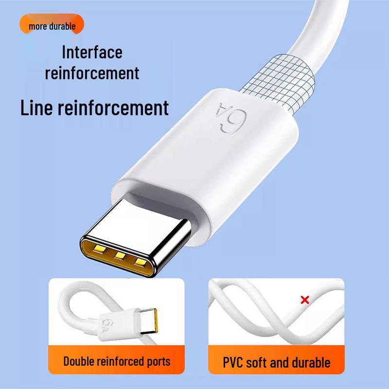 6A Super Fast Type-C Charging Cable for Huawei Honor and Android Phones