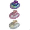 Cowboy Hat, Glitter Cowgirl Hats, Dress Up Decorative Breathable Headwear Sun Hat Jazz for
