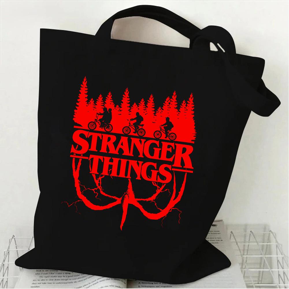 Stranger Things Fashion Student Canvas Bag
