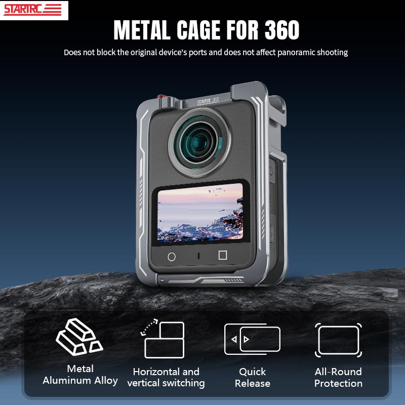 Panoramic Camera Rabbit Cage Secure Protection Frame Anti-Fall Cover for DJl OSMO 360 Sports Camera Accessories