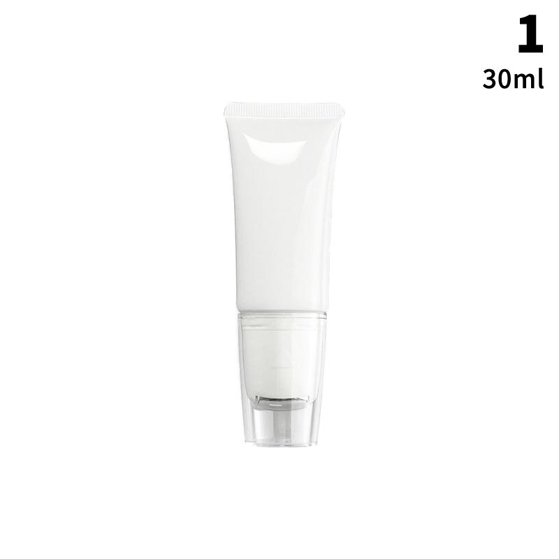1 Adet 30ml Kozmetik Düz Hortum Ördek Dili, Fırça Başlığı, Silikon Rulo Düz Kap Boş Şişe