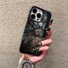 Elk Reindeer Phone Case For IPhone 16 15 14 Plus 13 12 11 Pro 7 8 XS Max XR Silver Black Bumper Case