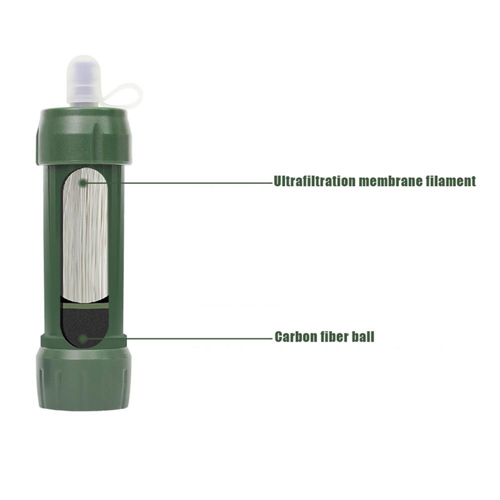 Outdoor Water Purifier Portable Travel Camping Hiking Emergency Life Survival Wild Drink Water Filter