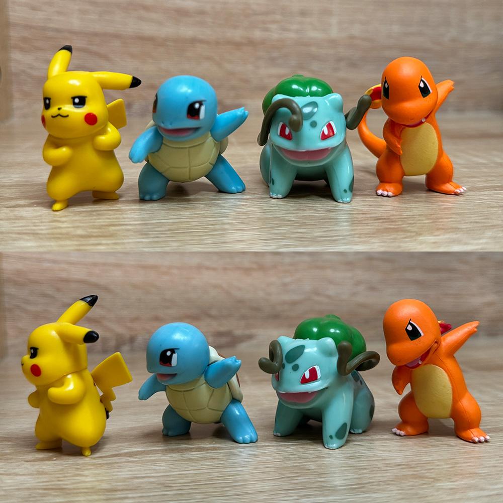Pokemon Action Figure Pikachu Playthings Fennekin Chespin Froakie Model Pocket Monster Small Figure Kids Present