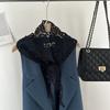 Hollow Lace Shawl Spring Summer Retro Fashion Versatile Triangle Scarf Lace Floral Triangle Scarf Solid Color Neckerchief Wraps
