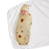 Baby Blanket Hat Soft Breathable Round Tortilla Texture Infant Wrap Blanket Set for 0 To 6 Months
