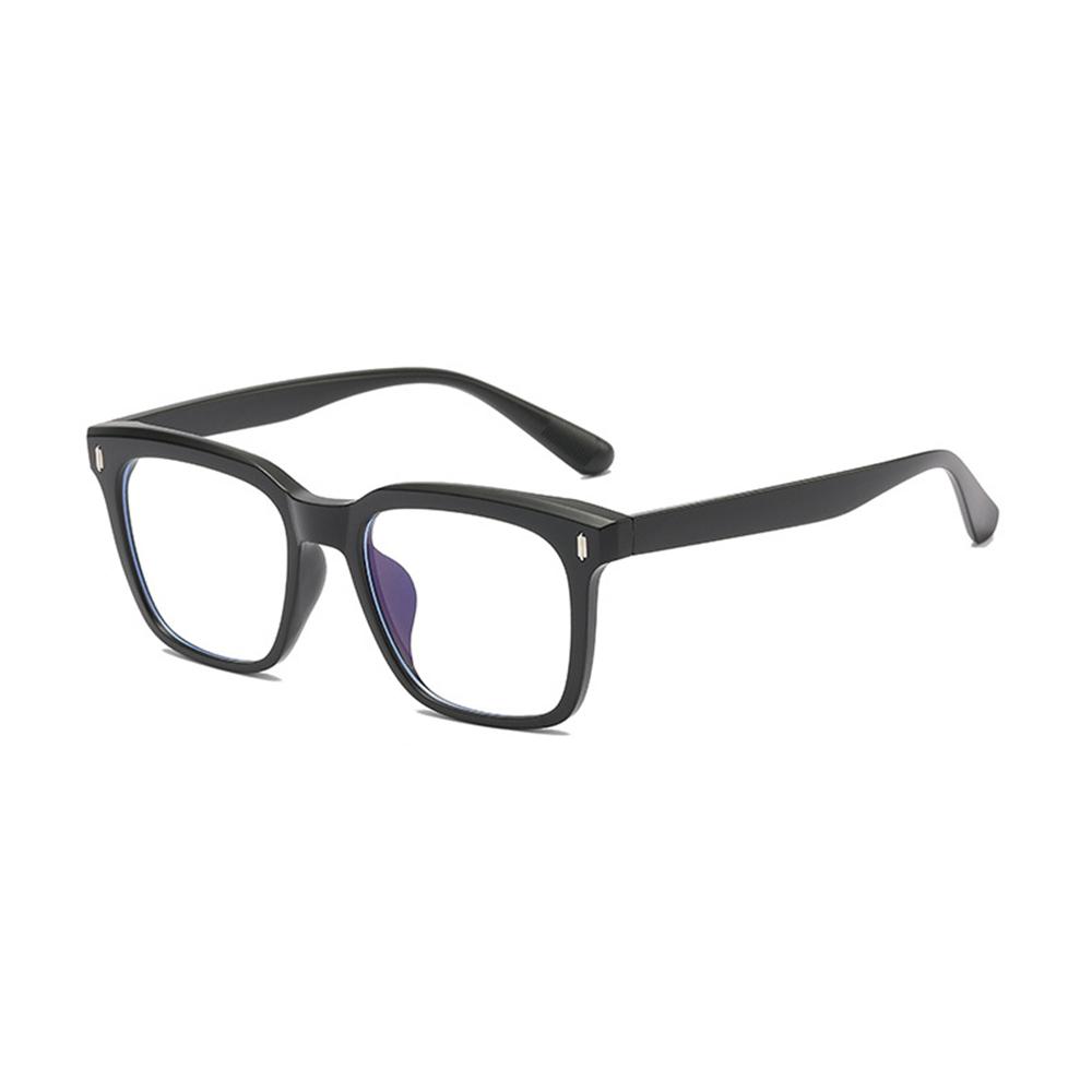 

VIVIBEE Vintage Men Blue Light Blocking Glasses Clear Oversized Women Matte Black Computer Retro UV400 Square Eyeglasses матовый черный