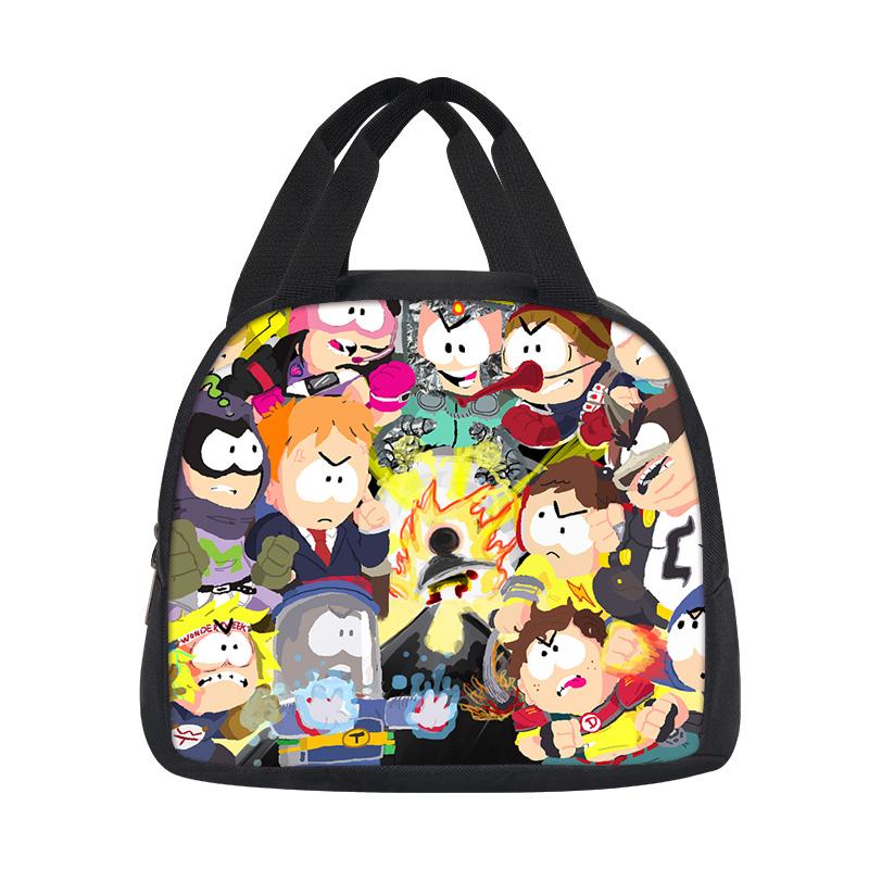 South Park Lunch Bag Versatile Cartoon Large Capacity New Item, Best Gift for Boys and Girls On School Birthdays