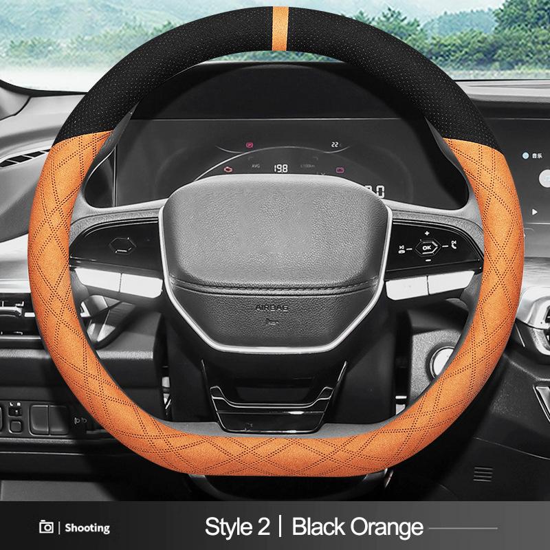 Car Steering Wheel Cover Wrap for Changan Chana CS35 PLUS 2018 - 2026 2026 D Type Steering-Wheel