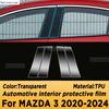 For Mazda 3 -2024 Panel Navigation Screen Automotive Interior TPU Protective Film Cover Anti-Scratch Sticker