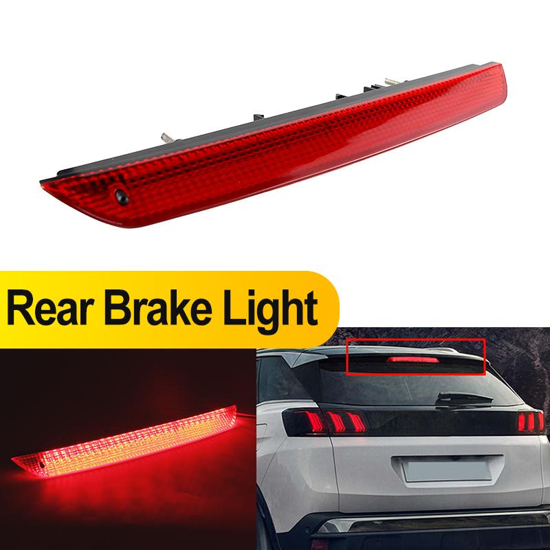 1PC For Opel Grandland X 2017 AIR199 Peugeot 2008 308 508 SW Citroen C4 LED High Level Mount Third Stop Lamp Tail Brake Light
