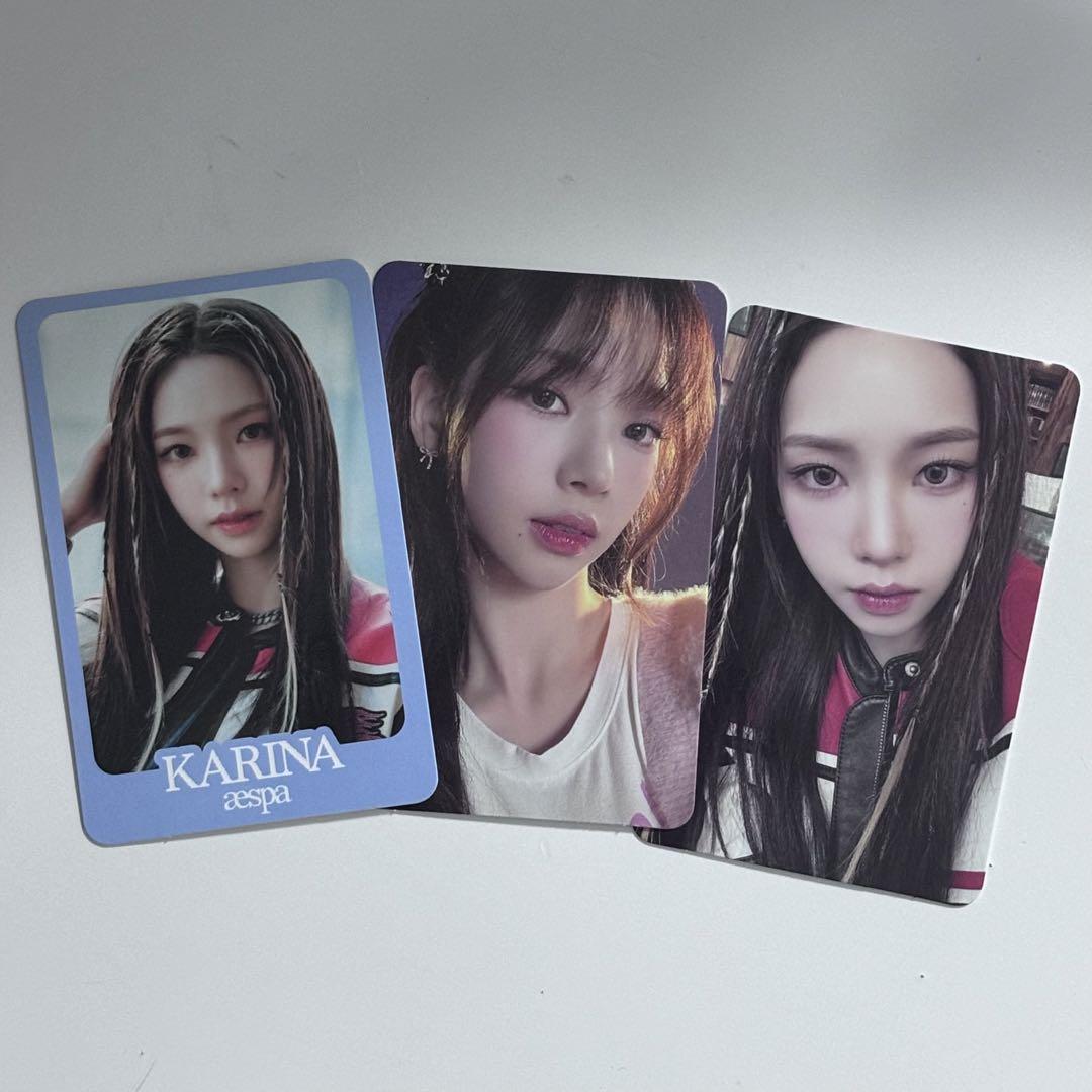 

[USED] aespa pop-up store lantre carina trading card