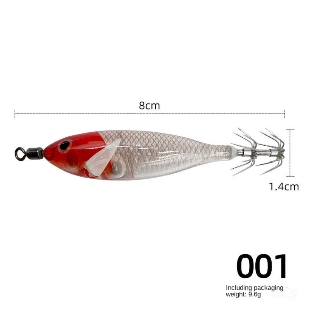 Noctilucent Fishing Lure 5.7g Spinnerbait Noctilucent Squid Cuttlefish Jigs  Deep Sea Fishing