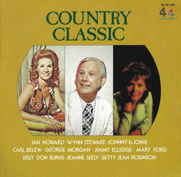

LP Record VARIOUS - Classic Country 4SSP105 4 Star Records 1977 US Country Used