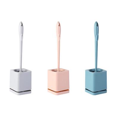 1 Set Scopino per WC antiscivolo Pulizia efficiente Scopino per WC con scarico design ventilato per aree difficili da raggiungere