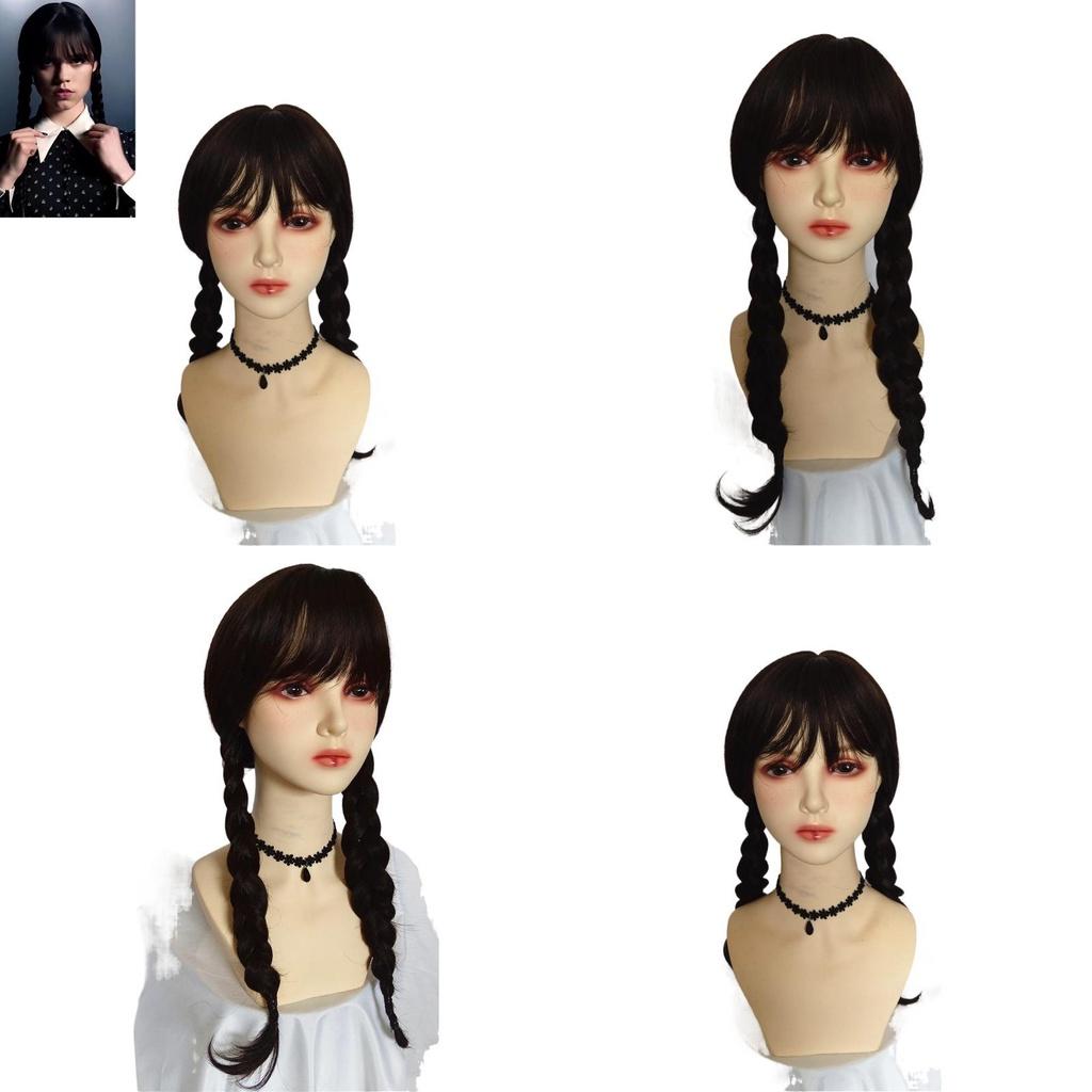Wednesday Addams The Addams Family Cosplay Wig – High Temperature Fiber
