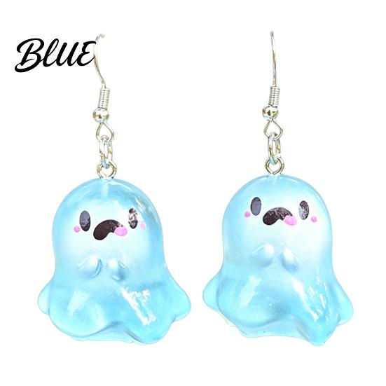 Women Earrings Ghost Glow-in-the-Dark Pendant for Decor Fun Kids Cartoon