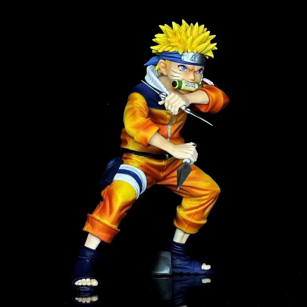 Latest In Stock Anime Naruto Figure 18cm Uzumaki Naruto Figurine Statue Action Figures Doll Model Room Decoration Toy Gift