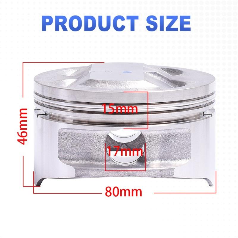 80mm Motorcycle Accessories Engine Piston Rings for Honda ATV TRX300EX A FOURTRAX 300EX 1993-1998 TRX300  TRX 300