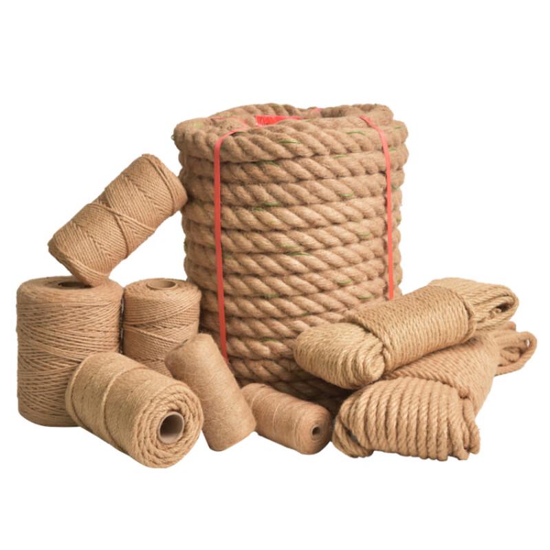 Ruifulaik Natural Jute-Look Polyester Craft Rope